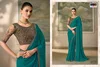 Salsa Style 6 By Tfh Tussar Silk Fabric Saree Collections